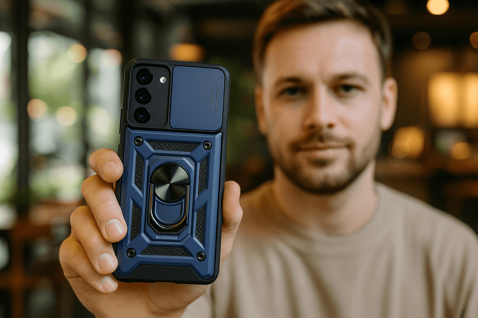 Samsung Galaxy Armor Case with Slide Camera