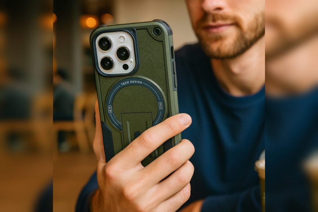 MagSafe Armor Case with Fold Stand for iPhone